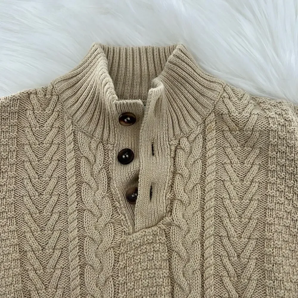 Peek Little Peanut Cable Knit Sweater - Cream - 18-24 Months